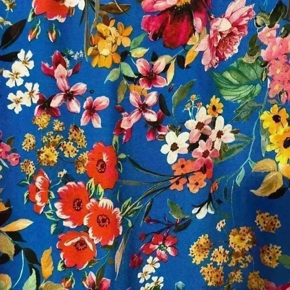 Zara Woman Long Sleeve Floral Blouse Size XS - Picture 4 of 8